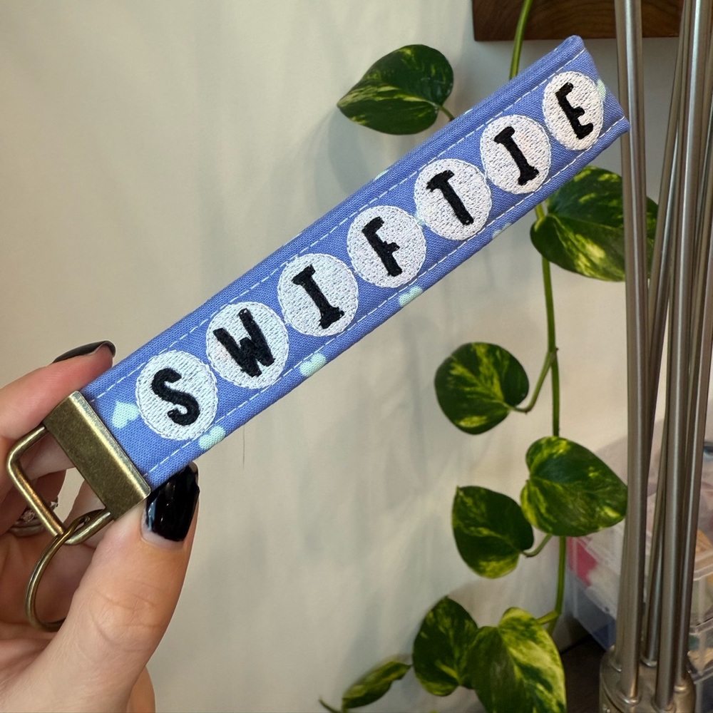 Taylor Swift Inspired Swiftie keychain wristlet purse accessory